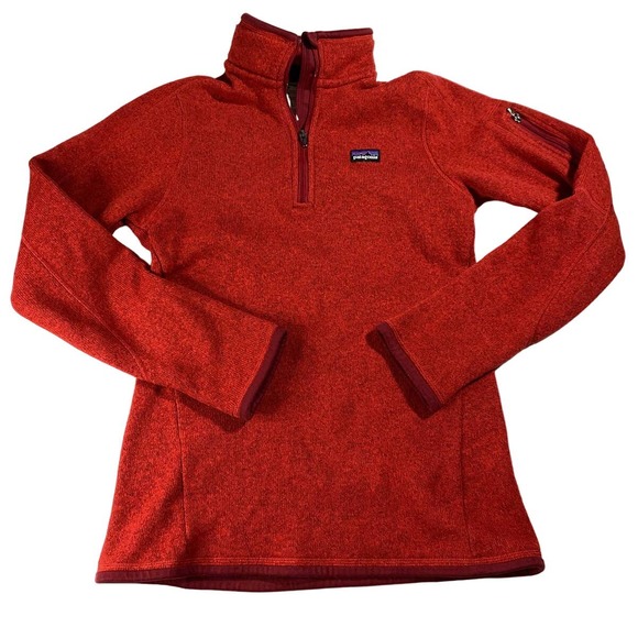 Patagonia Jackets & Blazers - Patagonia Red Better Sweater 1/4 Zip Women's XS Gorpcore